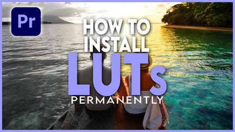 How To Properly Install Luts In Premiere Pro For Windows Mac Users