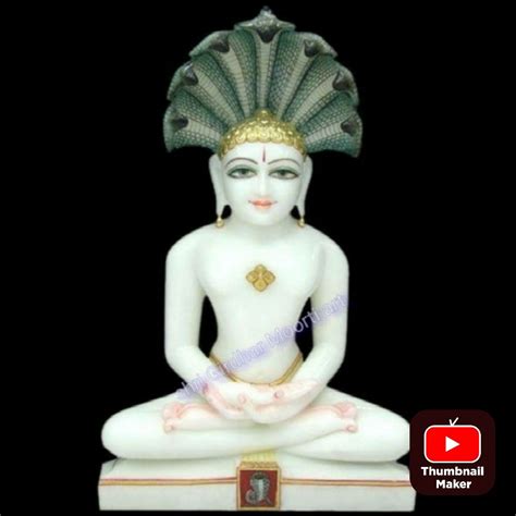 Painted Jain God Mahavir Swami Ji Marble Statue At 18000 Piece In