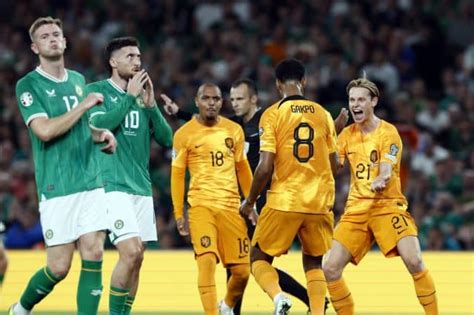 Republic Of Ireland Vs Netherlands Player Ratings Irish Qualification