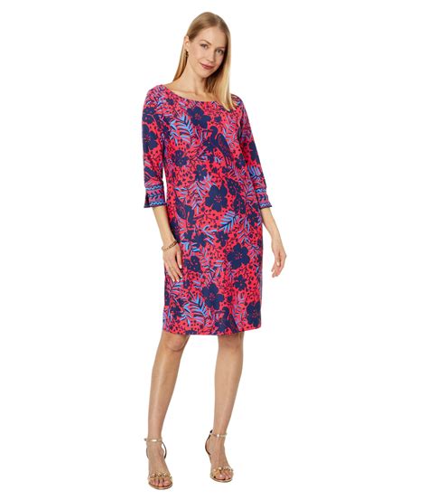 Lilly Pulitzer Braedyn Upf 50 Dress In Red Lyst