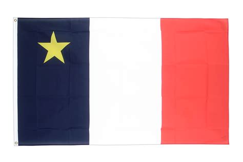 Acheter Drapeau Acadien 90 X 150 Cm Monsieur Des Drapeaux