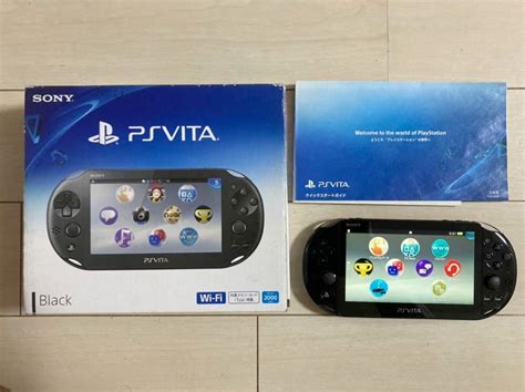 SONY PSVITA PCH 2000 ZA11 1GB 本体 wifiモデル 箱 付き 初期化 ソニー ピーエス ビータ ヴィータ プレイ