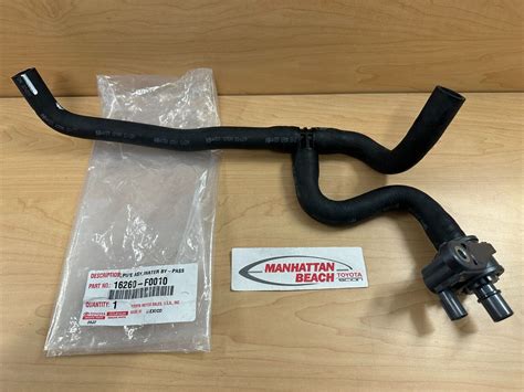 18 23 CAMRY 19 23 RAV4 2 5L RADIATOR BYPASS HOSE 16260 F0010 GENUINE