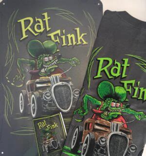Rat Fink Hot Rod Collection Set Ed Roth S Rat Fink