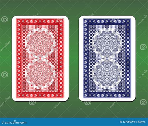 Playing Card Back Designs stock vector. Illustration of border - 137206792