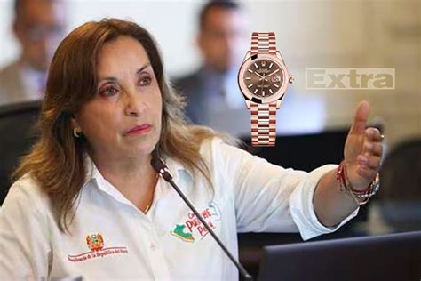 Dina Boluarte Y Sus Lujos Accesorios Como Un Rolex De Miles De Soles