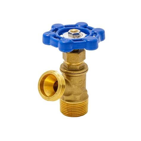 Everbilt 34 In X 34 In Mpt X Mht Brass Boiler Drain Valve 102 704eb The Home Depot