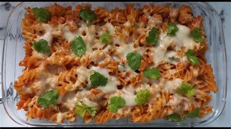 Baked Chicken Pasta Recipe Simple Easy And Delicious Youtube