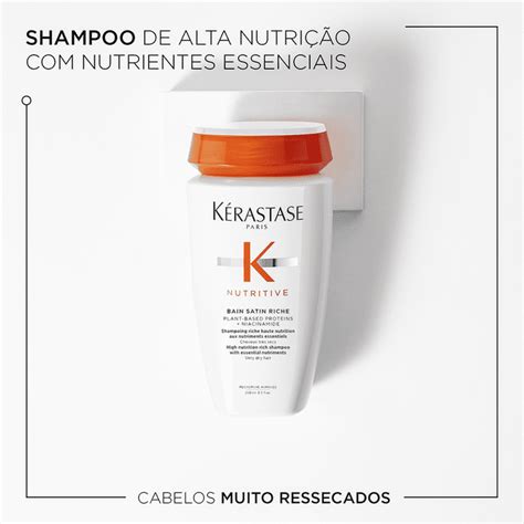 Shampoo Kérastase Nutritive Bain Satin Riche Beleza na Web