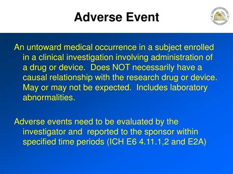 Ppt Gcps V Adverse Event Monitoring And Reporting Powerpoint