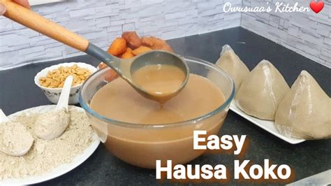 How To Make Hausa Koko Porridge With Spiced Millet Powder And Doughbest Ghana Housa Koko Recipe