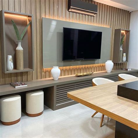 ARQUITETURA DESIGN No Instagram Detalhes Desse Home TV Sofisticado