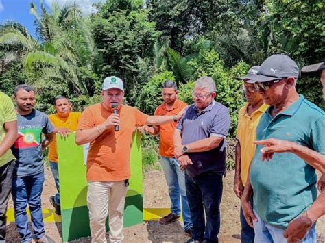 Prefeito Solimar Alves Entrega Obras De Abastecimento De Gua E Ponte