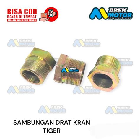 Sambungan Adaptor Drat Kran Bensin Tiger Revo Tirev Ke Tangki CB GL Pro