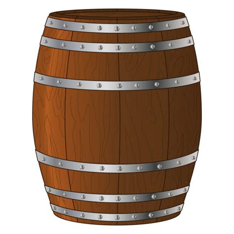 Wood Barrel Clip Art Vector Images And Illustrations Istock