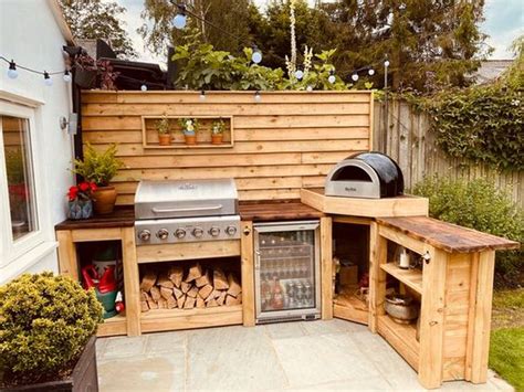 30 DIY Wood Pallet Outdoor Kitchen Ideas | Wood Pallet Creations