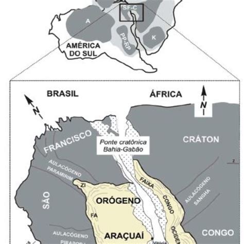 4 Mapa geológico do Orógeno Araçuaí Pedrosa Soares et al 2007