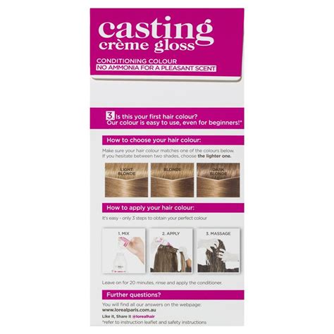 Buy Loreal Casting Creme Gloss 700 Dark Blonde Online at Chemist Warehouse®