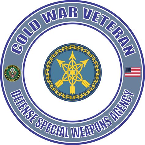 U S Army Cold War Defense Special Weapons Agency Unit Crest Veteran Decal