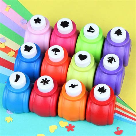 Mini 10pcs Scrapbook Punches Handmade Cutter Card Craft Calico Printing ...