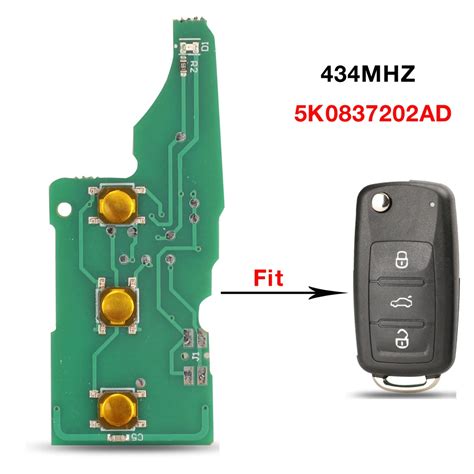 Jingyuqin Pcs Remote Circuit Board Mhz Id For Vw Volkswagen