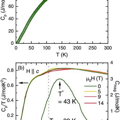 A Temperature Dependence Of The Zero Field Specific Heat C P Of An