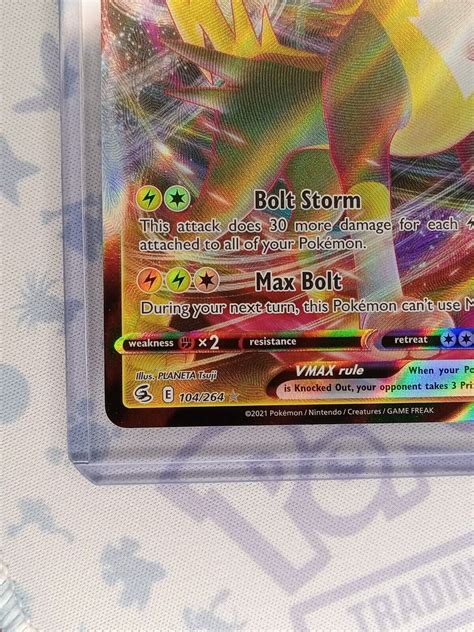 Pokémon TCG Boltund VMAX Fusion Strike 104 264 Holo Ultra Rare eBay