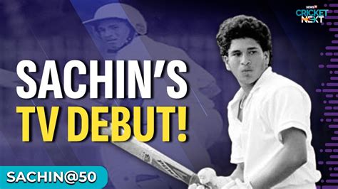 The Story Behind Sachin S First TV Interview Sachin Tendulkar S 50th