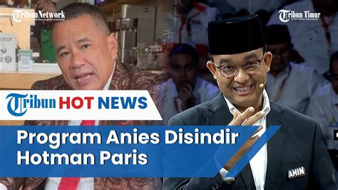 Anies Perkenalkan Program Hotline Paris Mirip Hotman Ini Reaksi