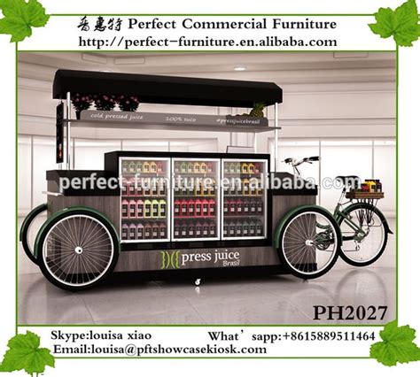 Source Bicycle Food Cart Mobile Coffee Car For Juice Used Gelato Cart