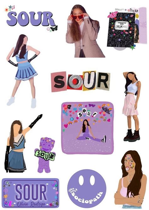 The Collage Has Various Images Of Girls In Different Outfits And Words