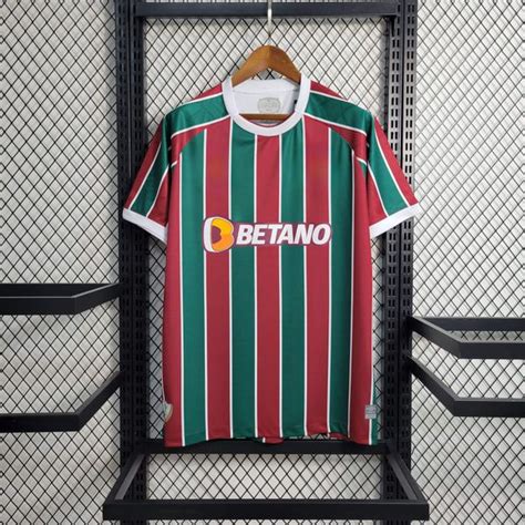 Camisa Fluminense Home 23 24 Torcedor Masculino FUTCAMISA