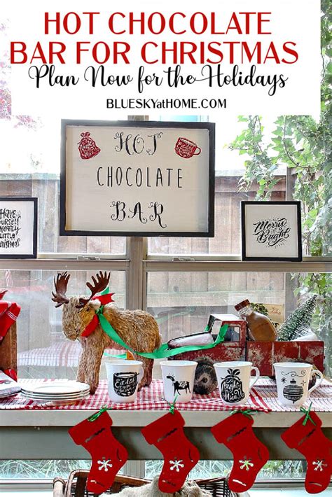 How To Set Up A Sweet Holiday Hot Chocolate Bar Bluesky At Home