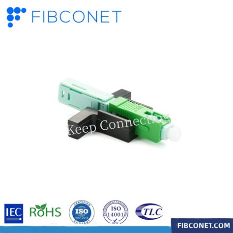 Ftth Cold Shut Type Sc Apc Upc Fiber Optic Fast Quick Field Connector