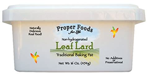 Leaf Lard Premium Non Hydrogenated Pure Pork Leaf Lard