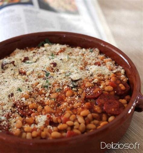 Gratin De Haricots Blancs Au Chorizo D Lizioso