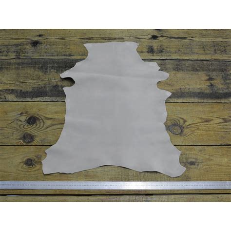Peau de cuir de chèvre velours nude Cuir en Stock