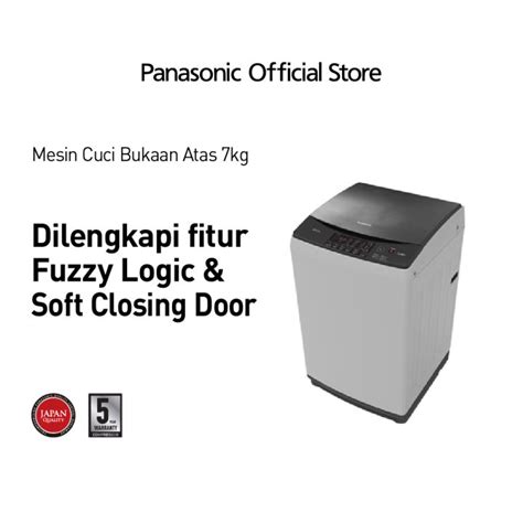 Panasonic Na F Mb Wsg Mesin Cuci Top Loading Soft Closing Kg