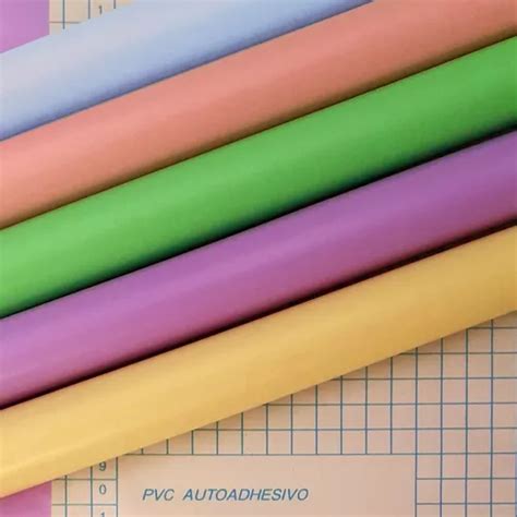 Papel Contac Adhesivo Color Pastel X Mts Muresco