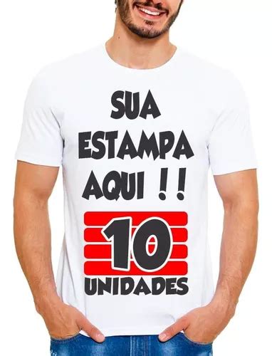 Kit Camisetas Personalizada Sua Estampa Foto Imagem Escorrega