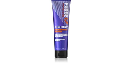 Fudge Care Clean Blonde Silbershampoo Und T Nungsshampoo F R Blonde