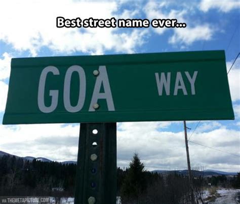 Interesting street name…