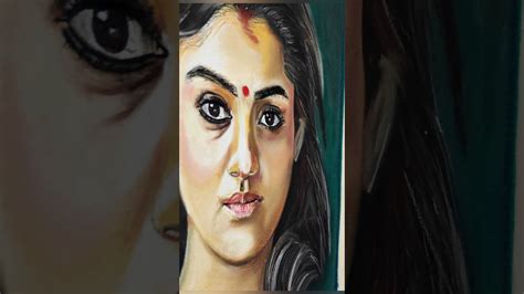 Nayanthara Drawingnayanthara Realistic Drawingnayantara Wall