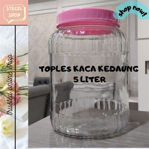 Jual Toples Kaca Kedaung Liter Toples Cendol Toples Kombucha