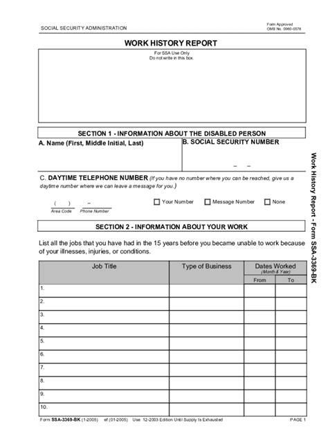 Work History Report - Fill and Sign Printable Template Online | US ...