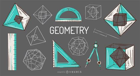 Geometry Elements Illustration Pack - Vector Download