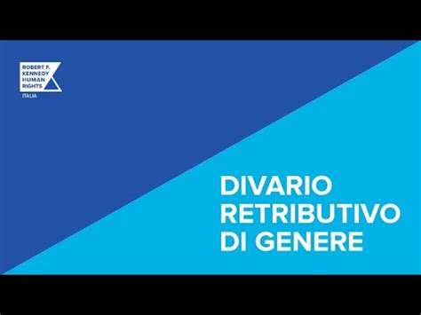 Divario Retributivo Di Genere Youtube