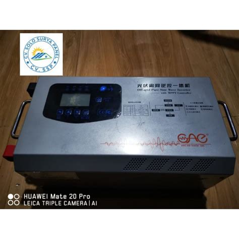 Jual Off Grid Inverter Pure Sine Wave With Mppt Controller Shopee