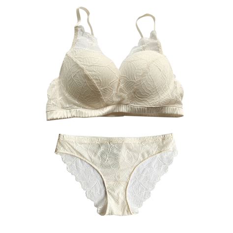 Women S Sexy Push Up Lace Bra Embroidery Underwired Lingerie Set Bra And Panties Underwired