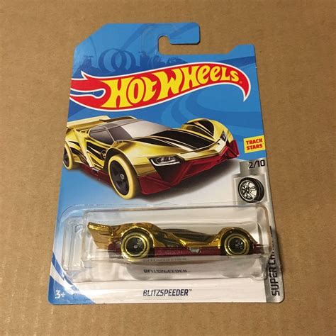 Hot Wheels Blitzspeeder Super Chromes Chrome Gold Red Treasure Hunt TH Hobbies Toys Toys